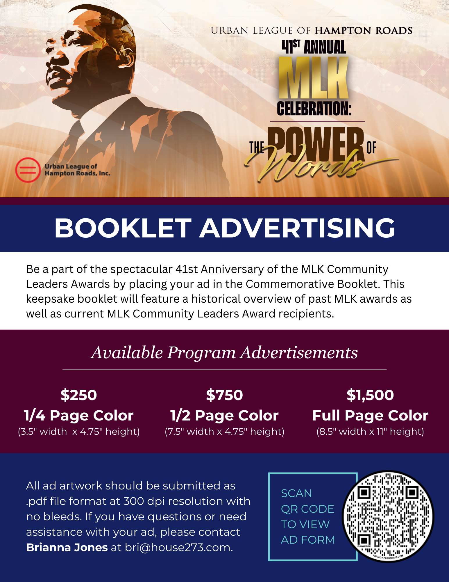 2025 MLK Booklet Advertising