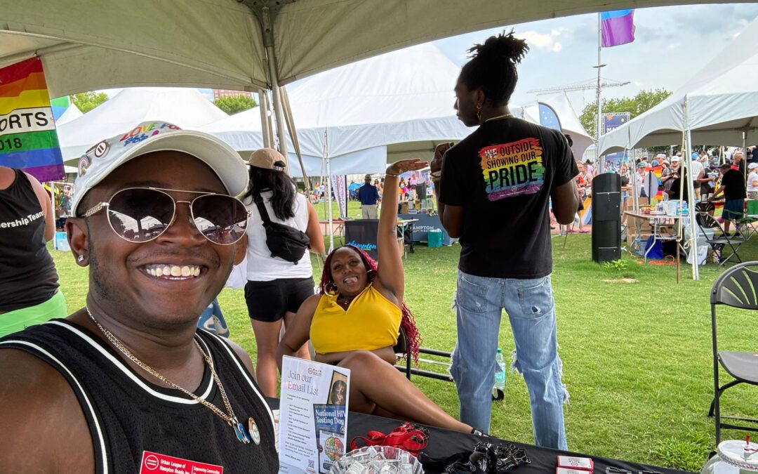 We Outside Showing Our Pride: Health Team’s June Outreach Recap